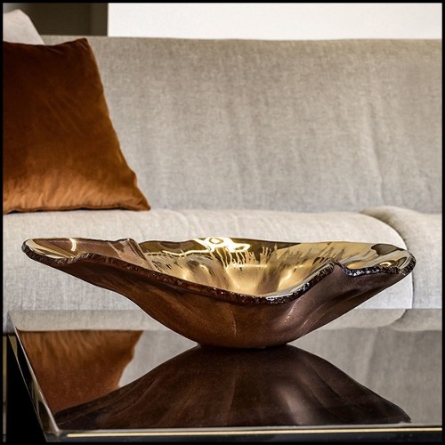 Bowl 190- Outbreak Bronzed Glass