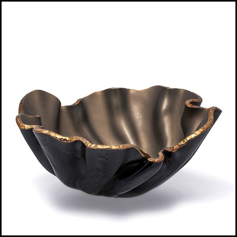 Bowl 190- Petal Bronze Glass