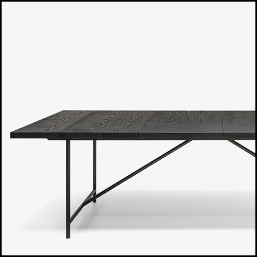 Dining Table 154- Studio Oak Black