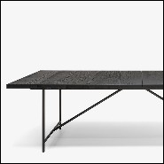 Dining Table 154- Studio Oak Black