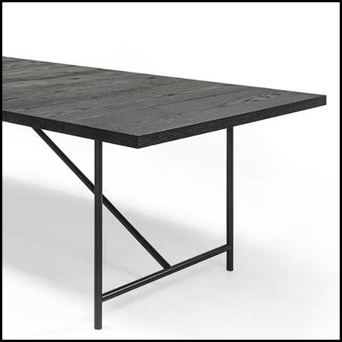 Dining Table 154- Studio Oak Black