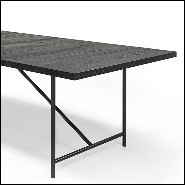 Dining Table 154- Studio Oak Black