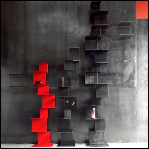 Étagère 147 - Acier Shelf - Acier noir - Pacific Compagnie.