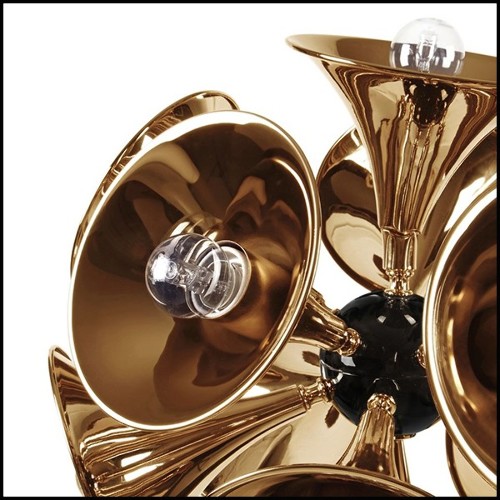 Lampe de Table 151- Brass & Gold Plated