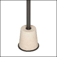 Table d'appoint 189- Caprio Travertin High