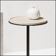 Table d'appoint 189- Caprio Travertin High