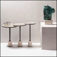 Table d'appoint 189- Caprio Travertine
