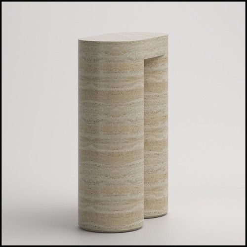 Console Table 219- Rods Travertine