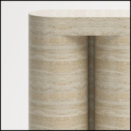 Console Table 219- Rods Travertine