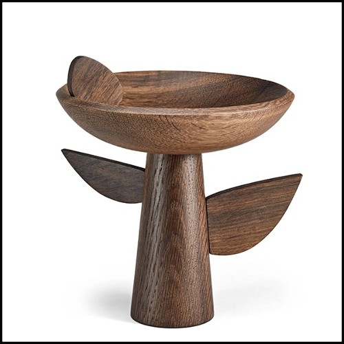 Bowl 172- Oak Smocked