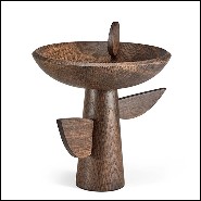 Bowl 172- Oak Smocked