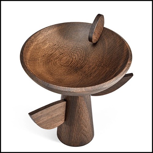 Bowl 172- Oak Smocked