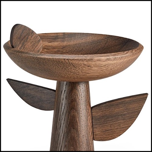 Bowl 172- Oak Smocked