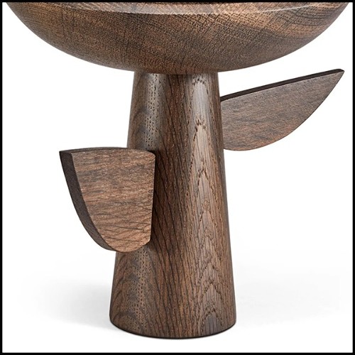 Bowl 172- Oak Smocked