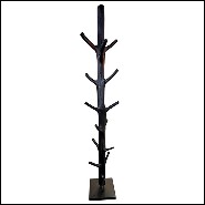 Coatrack 38- Blackened Wooden Tree