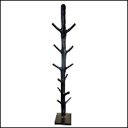 Coatrack 38- Blackened Wooden Tree