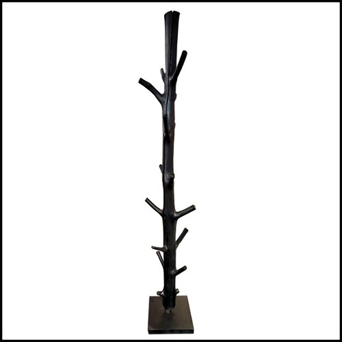 Coatrack 38- Blackened Wooden Tree