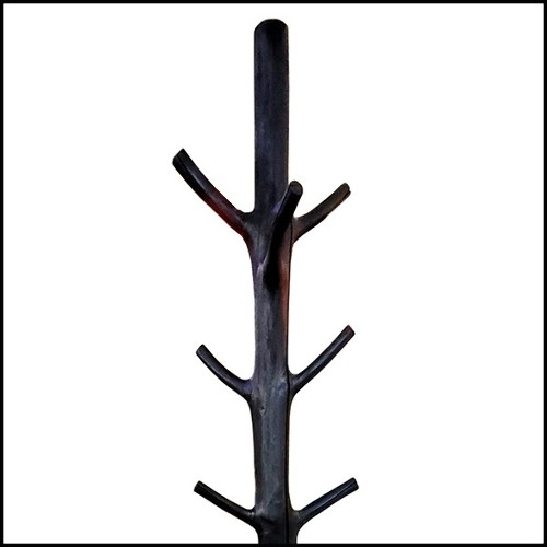 Coatrack 38- Blackened Wooden Tree