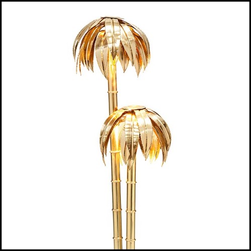 Floor Lamp 162- Brass Palms