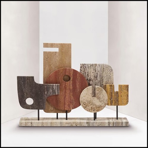 Sculpture 189- Inca 6 Marbre