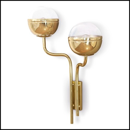 Wall Lamp 155- Twin Brass