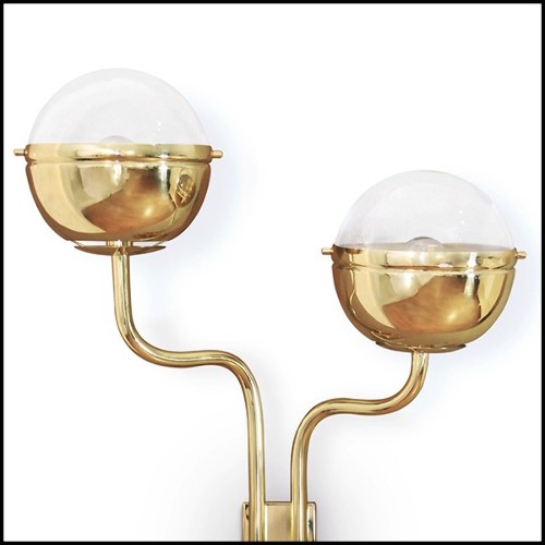 Wall Lamp 155- Twin Brass