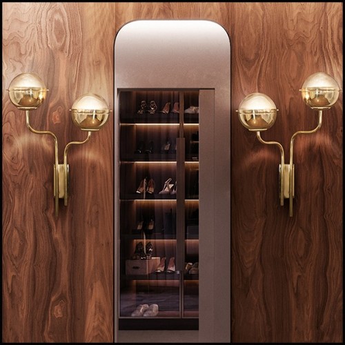 Wall Lamp 155- Twin Brass