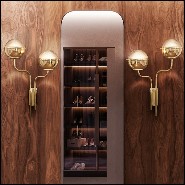 Wall Lamp 155- Twin Brass