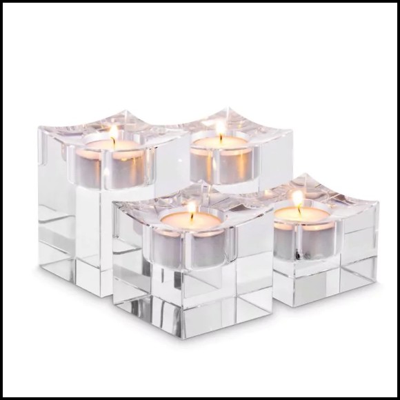 Set de 4 Bougeoires 24- Giancarlo Low