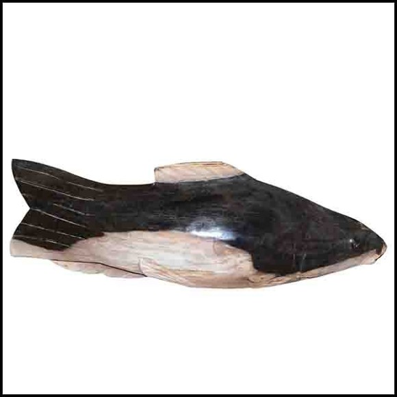 Sculpture PC- Poisson pétrifié n°A