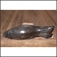 Sculpture PC- Poisson pétrifié n°A
