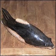 Sculpture PC- Poisson pétrifié n°A