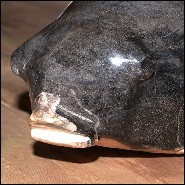 Sculpture PC- Poisson pétrifié n°A