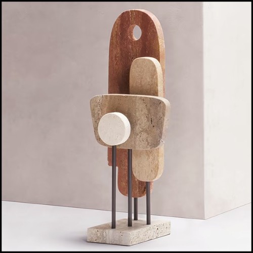 Sculpture 189- Inca 4 Marble