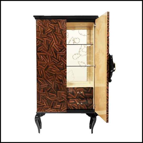 Cabinet 145- Marquetry