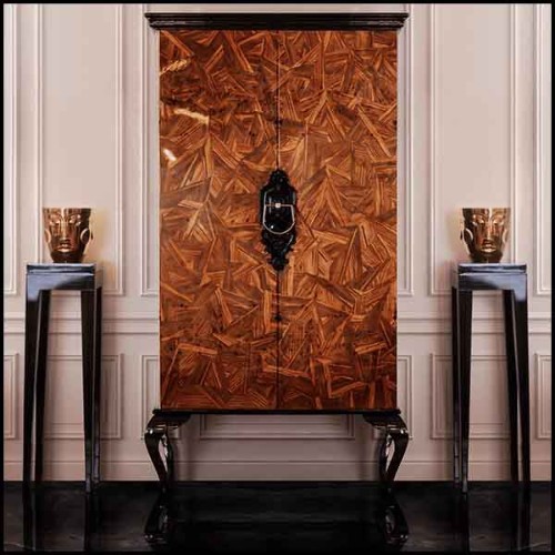 Armoire 145 - Marquetry - Bois incrusté - Pacific Compagnie.
