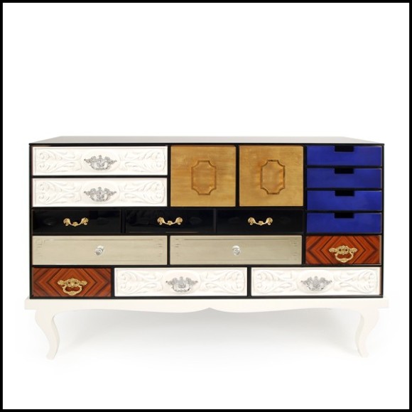Sideboard 145 - Multi Finishes - Style raffiné - Pacific Compagnie.