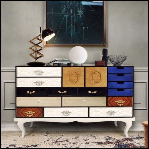 Sideboard 145 - Multi Finishes - Meuble buffet - Pacific Compagnie.