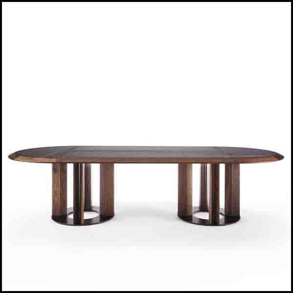 Table à manger 163- Crosby Oval Sahara Black