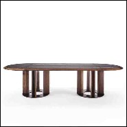 Table à manger 163- Crosby Oval Sahara Black