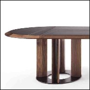 Dining Table 163- Crosby Oval Sahara Black