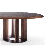 Dining Table 163- Crosby Oval Sahara Black