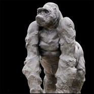 Sculpture 11 - Gorilla Grey Resin - Gorilla résine - Pacific Compagnie.