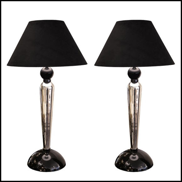 Set of 2 Table Lamp PC - Murano Glass High - Lampe moderne - Pacific Compagnie.