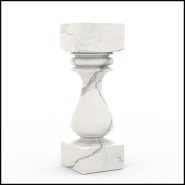 Pedestal 145 - Roma - Marbre veiné - Pacific Compagnie.