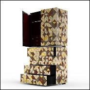 Cabinet 145 - Square Anodized - Rangement design - Pacific Compagnie.