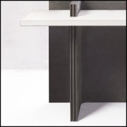 Console Table 189 - Romy Leather - Décorative - Pacific Compagnie.