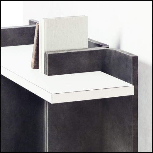 Console Table 189 - Romy Leather - Moderne - Pacific Compagnie.