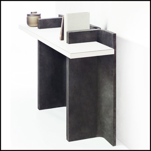 Console Table 189 - Romy Leather - Design - Pacific Compagnie.