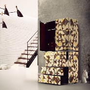 Cabinet 145 - Square Anodized - Style industriel - Pacific Compagnie.